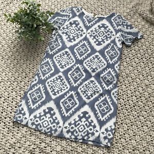 Lulus Give Me a Print Grey Shift Dress